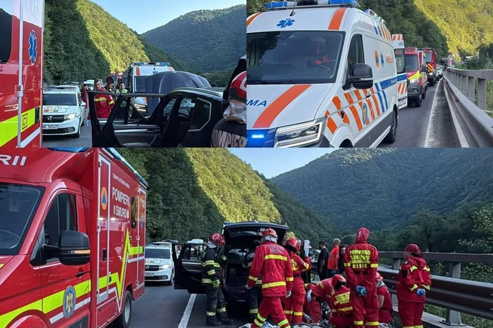 VIDEO Cea mai periculoasă zona de pe Valea Oltului. Cad bucăți de pietre de pe stânci, iar autoritățile nu pot face nimic: „Aveți grijă pe Valea Oltului, a picat o stâncă pe un om și l-a omorât pe loc. Stăm de două ore în coloană”