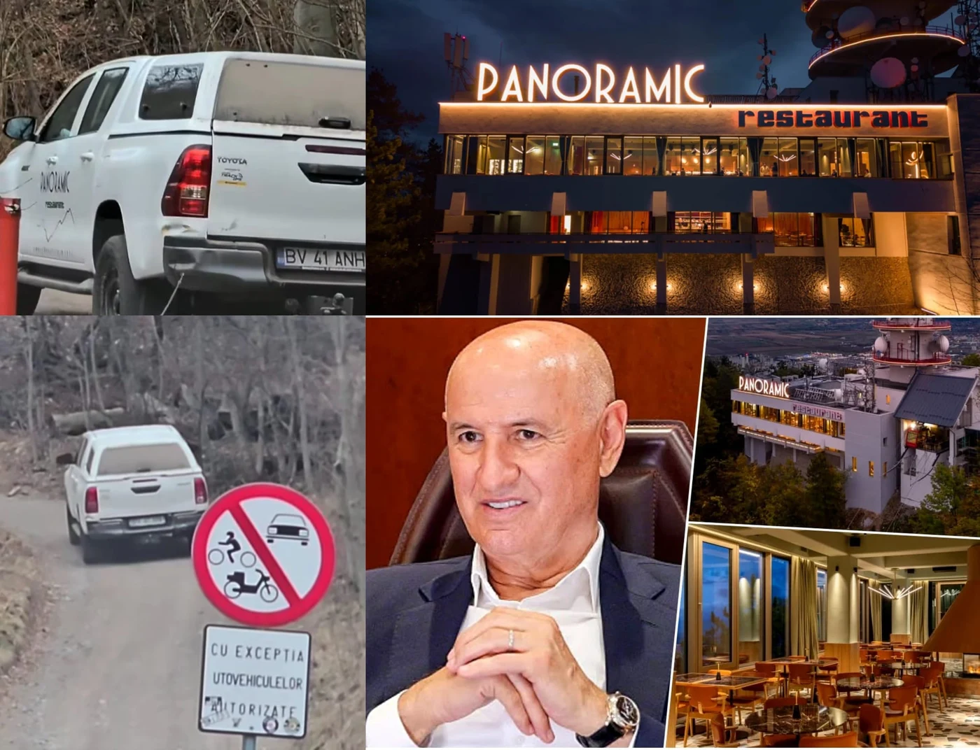 George Copos este patronul restaurantului Panoramic din Brașov