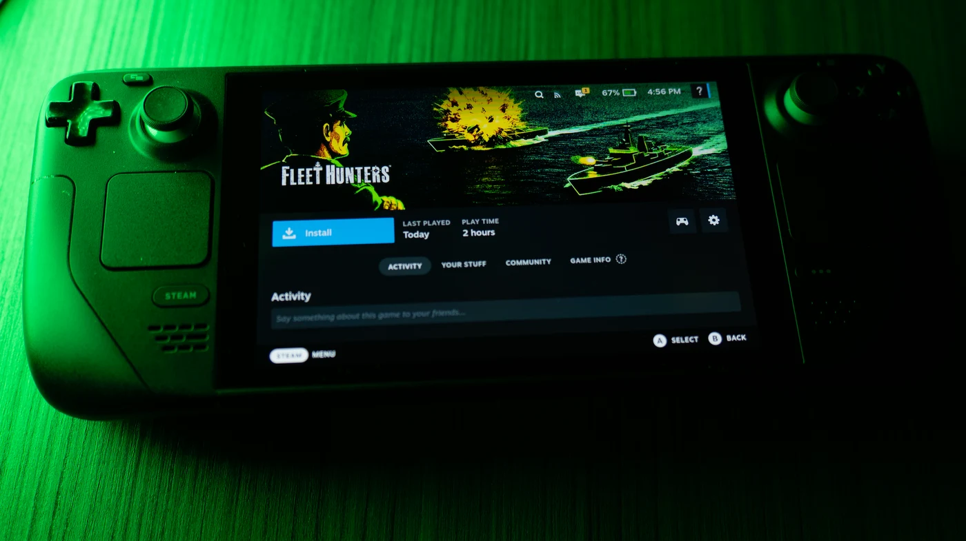 Consolă Valve Steam Deck