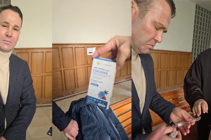 VIDEO Robert Negoiță, test pentru consumul de cocaină, live pe Facebook. Marian Ceaușescu a făcut public rezultatul: „Du-te, bă, de aici”