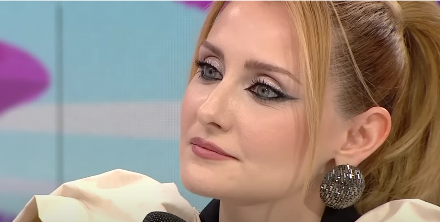 Alina Sorescu. Foto: captură video Teo show