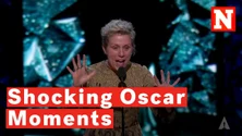 Cele mai șocante momente din istoria Oscarului. De la palma primită de Chris Rock de la Will Smith la scena penibilă cu „La La Land”