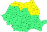 Cod galben de furtuni și vijelii în nouă județe din România. ANM avertizează asupra fenomenelor extreme