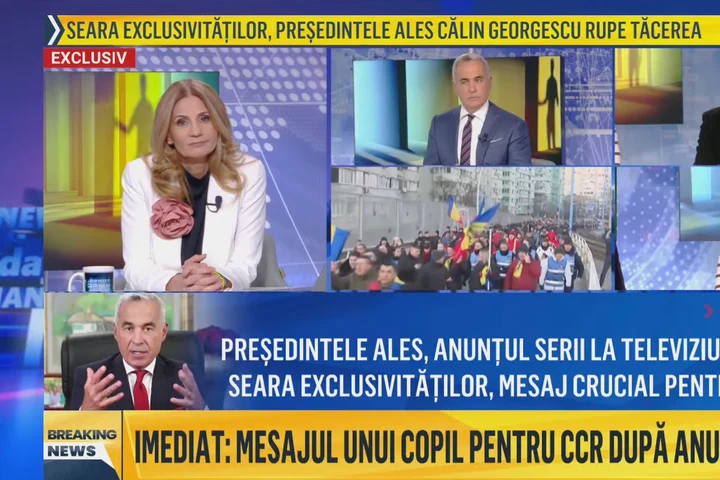 Călin Georgescu acuză Uniunea Europeană de interferențe în alegerile din România: „UE își instalează oamenii de care are nevoie pentru a nu ieși din decorul deja stabilit. Și-au dat arama pe față”