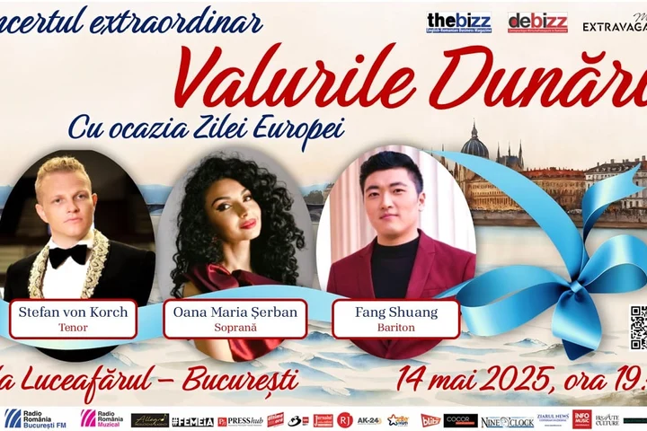 Eveniment special de Ziua Europei: Concertul „Valurile Dunării” aduce muzica clasică în prim-plan