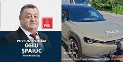 VIDEO | Primarul PSD din Sirețel și soția, care e viceprimar în aceeași comună, au plecat în vacanță cu mașina Primăriei și au rămas fără ea. Poliția a descoperit că nu avea RCA