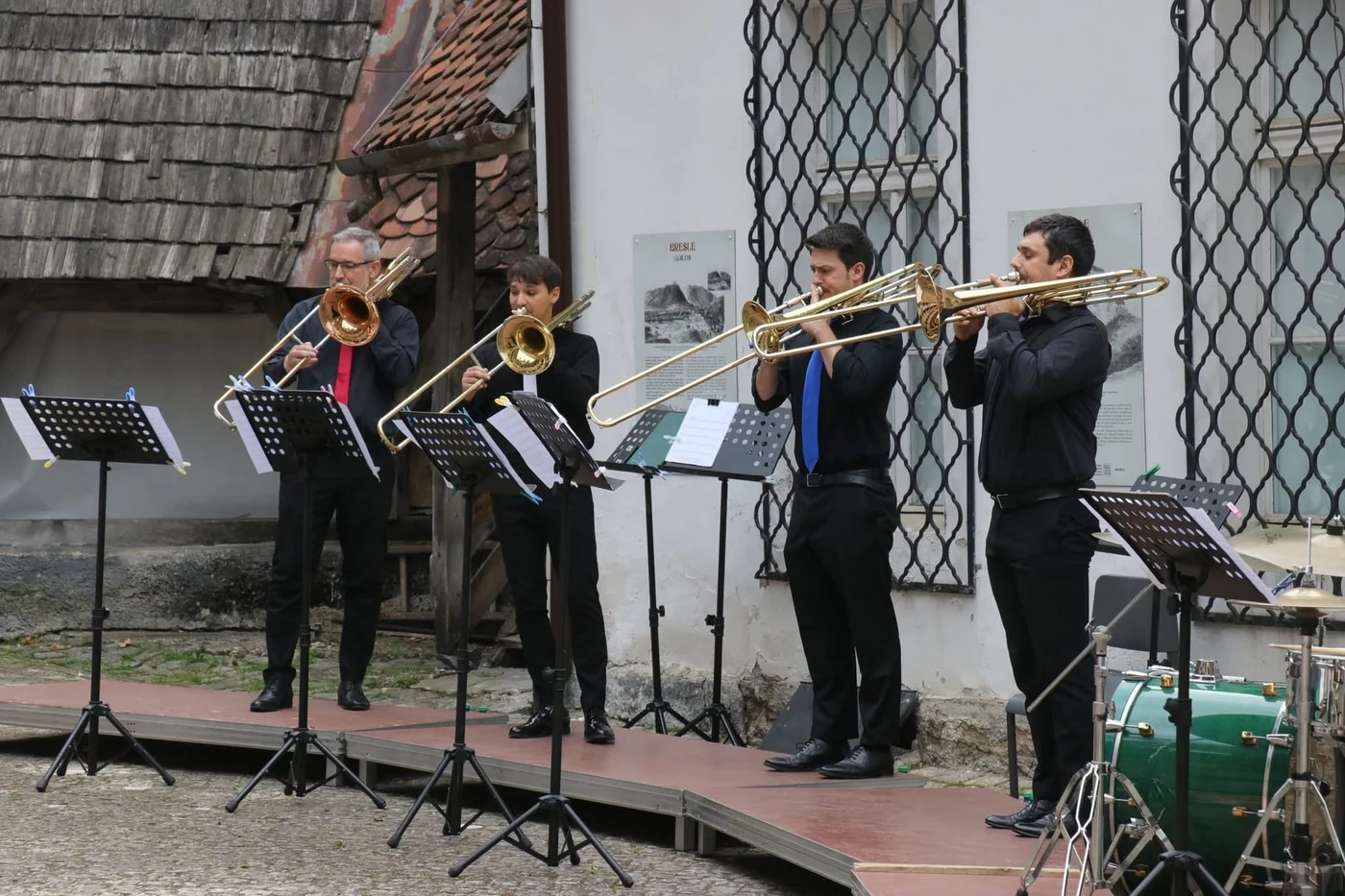 HKB Trombone Quartet. Foto: Iosif Trif