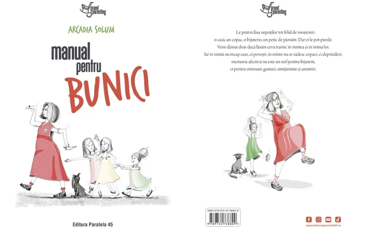 „Manual pentru bunici”, o carte devenită lecție de viață. Cum a reușit scriitoarea Arcadia Solum să spargă bariera dintre generații