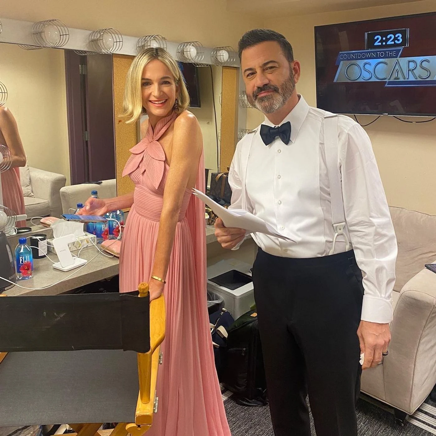 Jimmy Kimmel, alături de soția lui, Molly McNearney. Foto: Instagram