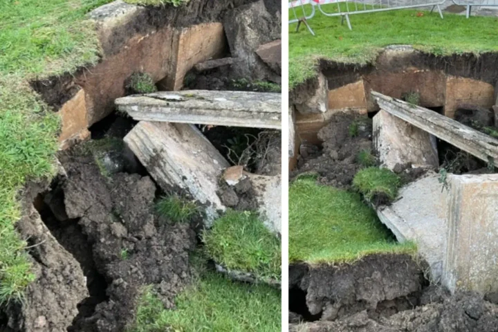 „Ceva desprins dintr-un film”. O criptă veche de trei secole, descoperită după ce pământul s-a surpat fără motiv. Ce au descoperit înăuntru