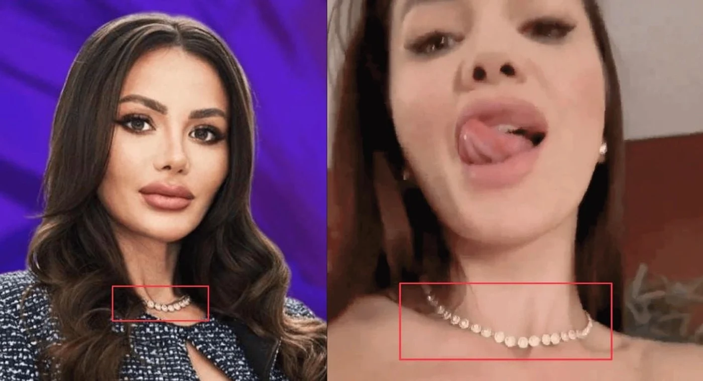 Imaginea care a derutat pe toată lumea. În această fotografie, modelul de videochat pare aceeași persoană cu Valentina Aldea