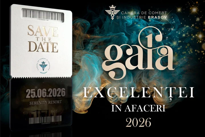 Brașovul își premiază performanța în afaceri. Gala Excelenței marchează 20 de ani de recunoaștere a mediului de business