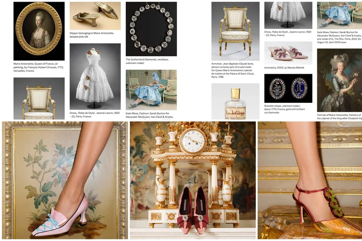 Manolo Blahnik readuce opulența de la Versailles în 2025 cu o colecție capsulă inspirată de Marie Antoinette
