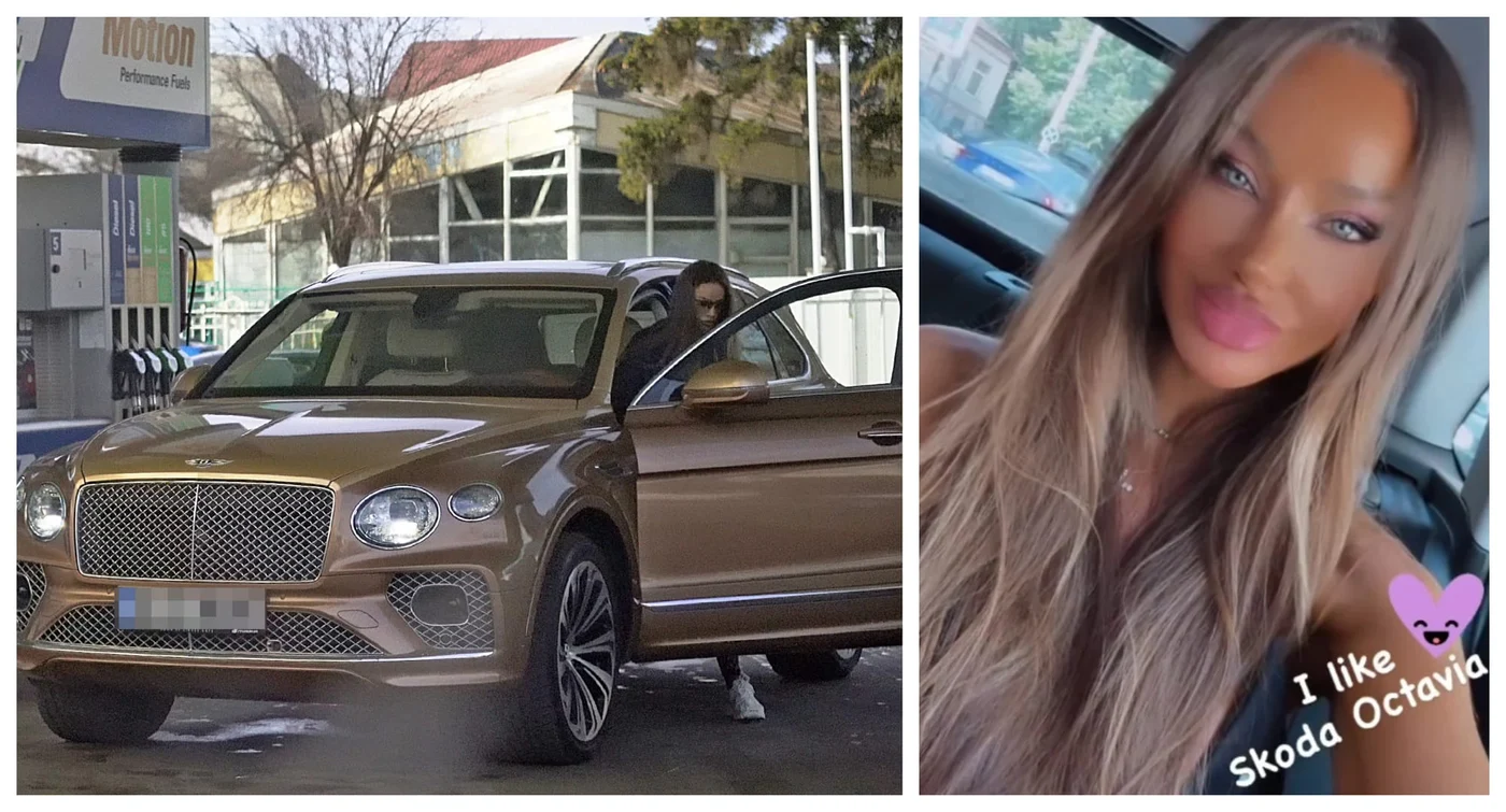 Bianca Drăgușanu conduce un Bentley de 250 de mii de euro