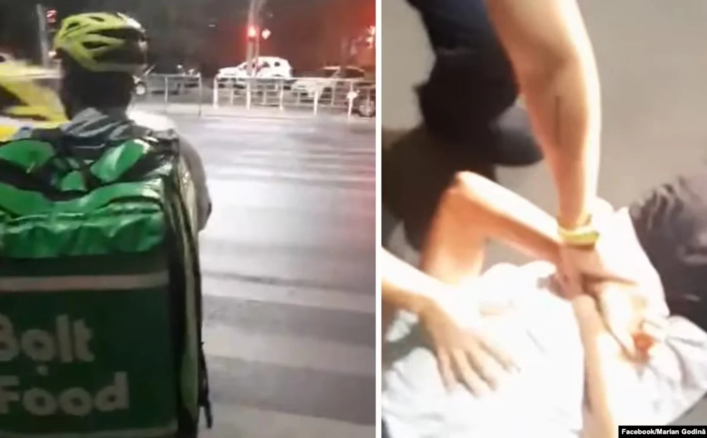 Livratorul a fost agresat de un tânăr din București