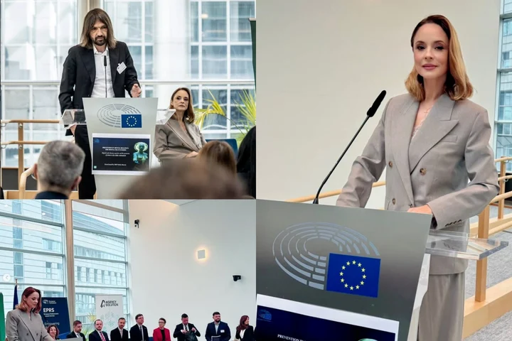 Andreea Marin și Dan Alexa, împreună la Parlamentul European. Sănătatea mintală a copiilor în era digitală, în centrul unei dezbateri la Bruxelles