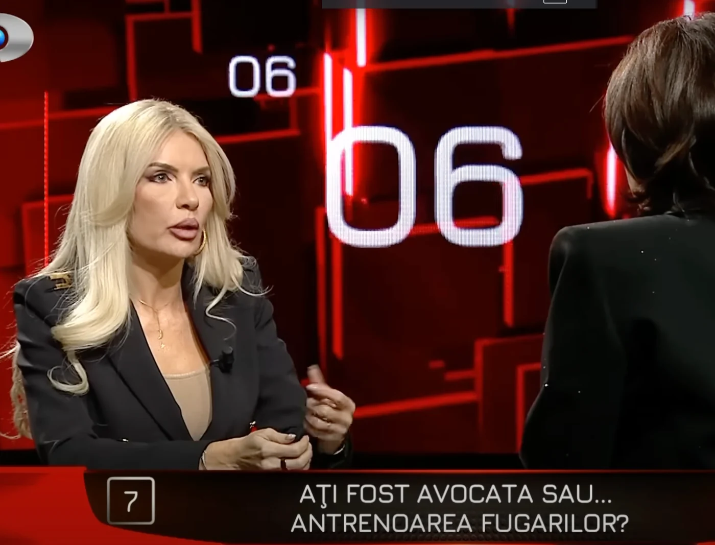 Laura Vicol, în emisiunea „40 de întrebări cu Denise Rifai”