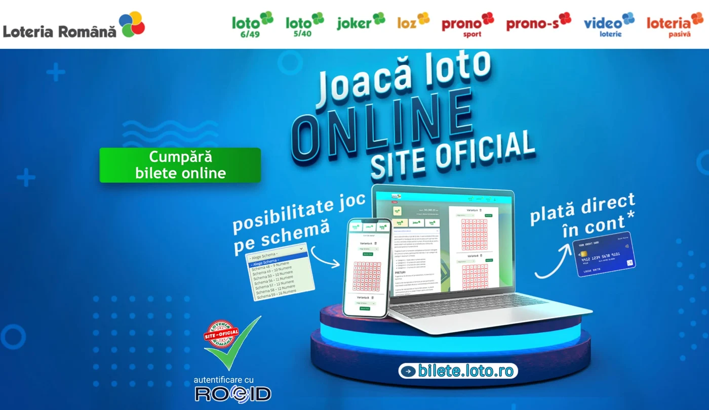 Loteria română pune la dispoziție mai multe jocuri de noroc