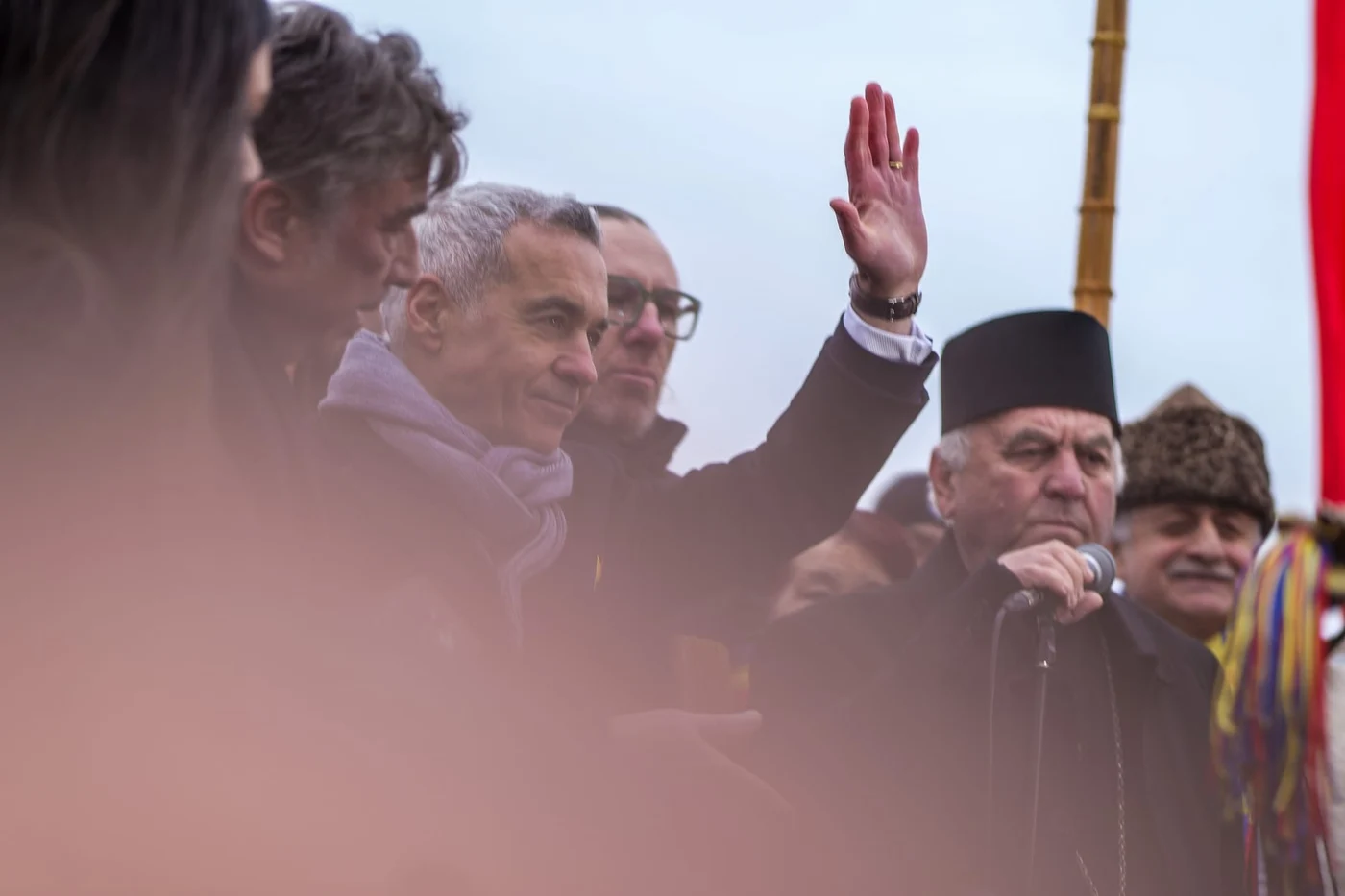 Călin Georgescu, la Alba Iulia de 1 Decembrie. Foto: @Dana Coțovanu/Facebook - Inquam Photos