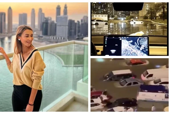 Cum au prins-o pe Denisa Tănase inundațiile apocaliptice din Dubai: „Am ieșit la mall, s-au închis magazinele pentru că era apă la parter”. Exclusiv