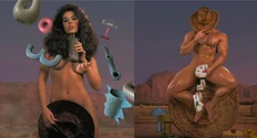 Denisa Potecaru, goală într-un pictorial artistic. Fosta concurentă „Bravo, ai Stil”, amazoana fără haine