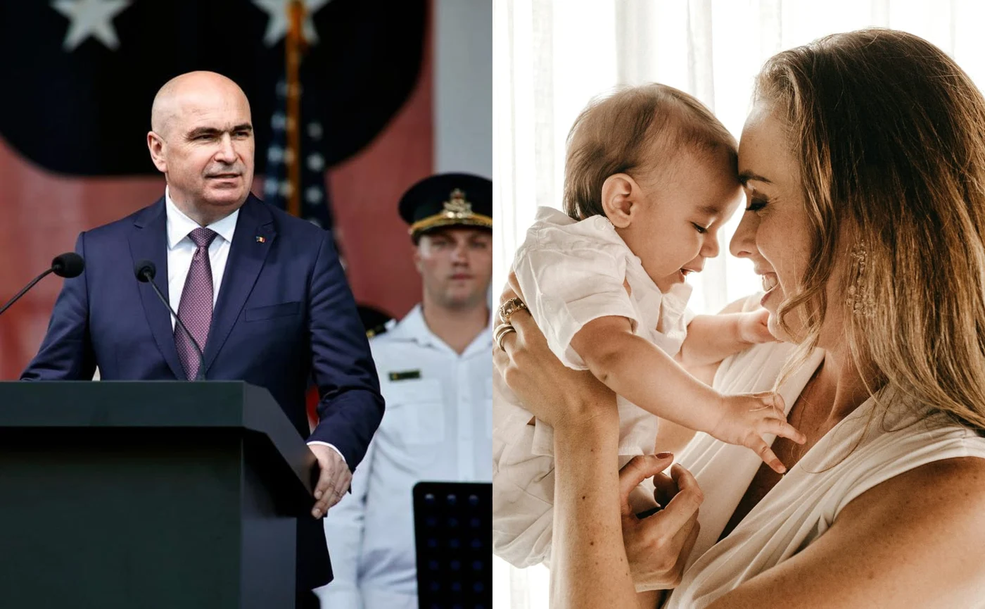 Guvernul a pregătit măsuri austere, care afectează mai multe categorii sociale, printre care și mamele aflate în concediul de creștere copil. Foto: colaj Actualitate.net/Unsplash.com/Facebook - Ilie Bolojan