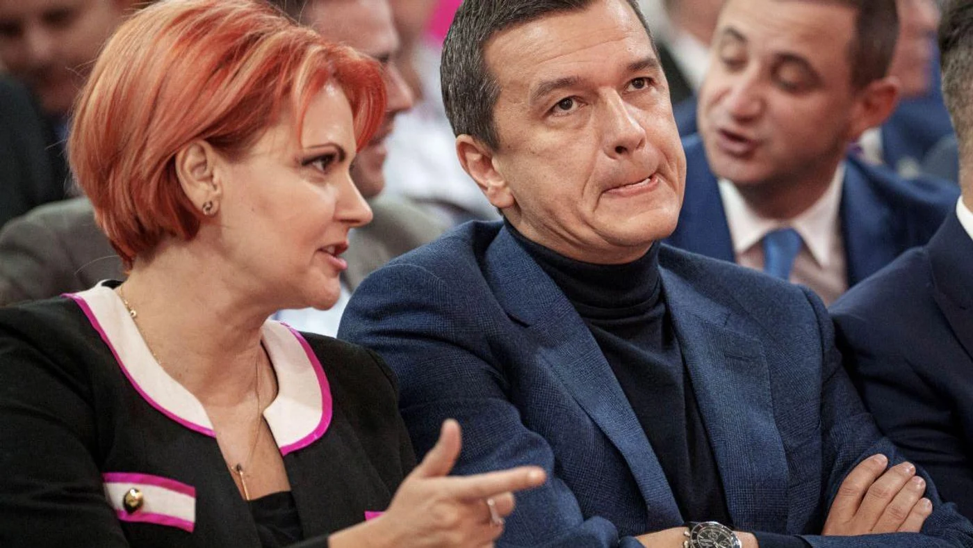 Lia Olguța Vasilescu și Sorin Grindeanu