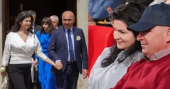 Iubita lui Ilie Bolojan a atras toate privirile în nordul Capitalei. A ales o ținută simplă pentru o cină importantă