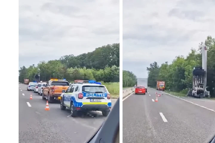 Tragedie inexplicabilă pe DN1: Andrei a murit carbonizat în mașină. Descoperirea neașteptată a polițiștilor