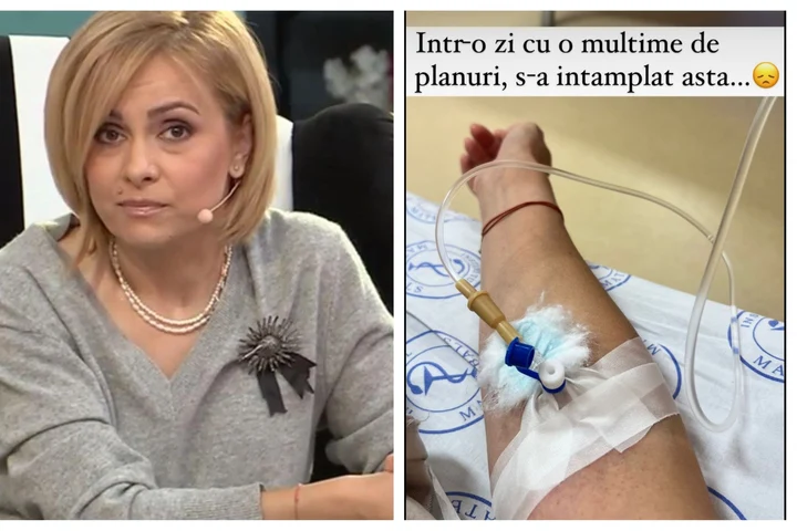 Simona Gherghe, de urgență la spital. S-a pozat imobilizată la pat, cu perfuzii. Ce i-a cauzat, de fapt, starea de rău prezentatoarei TV