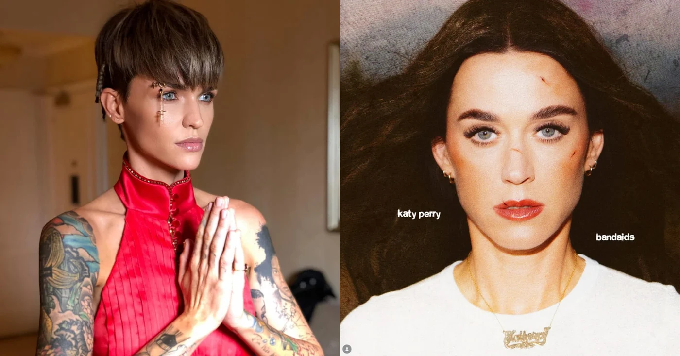 Ruby Rose și Katty Perry. Foto: Instagram