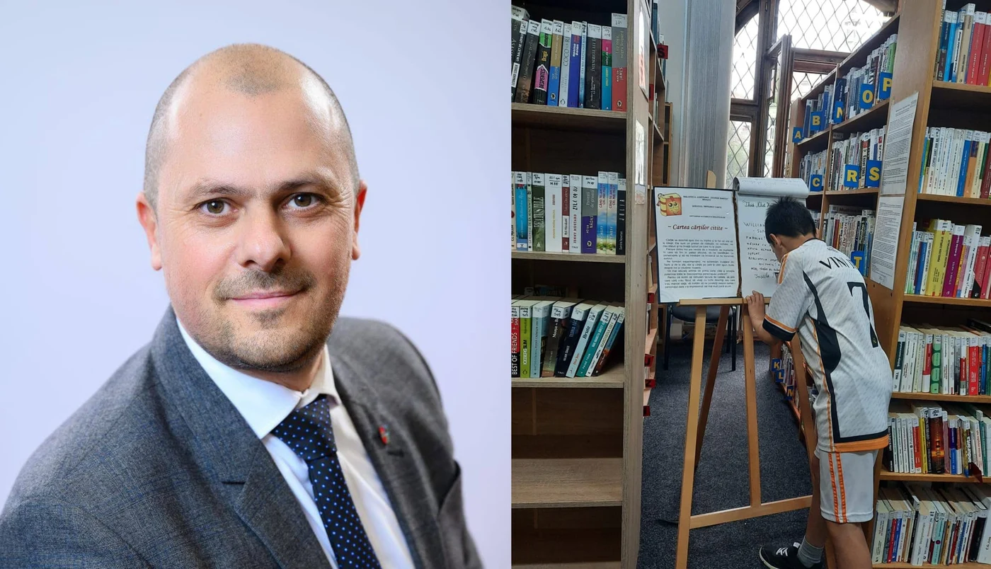 Adrian Iatan, vicepreședinte CJ Brașov (stânga) Foto: Facebook