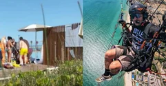 Imagini dramatice cu Felix Baumgartner, prăbușit lângă piscină VIDEO