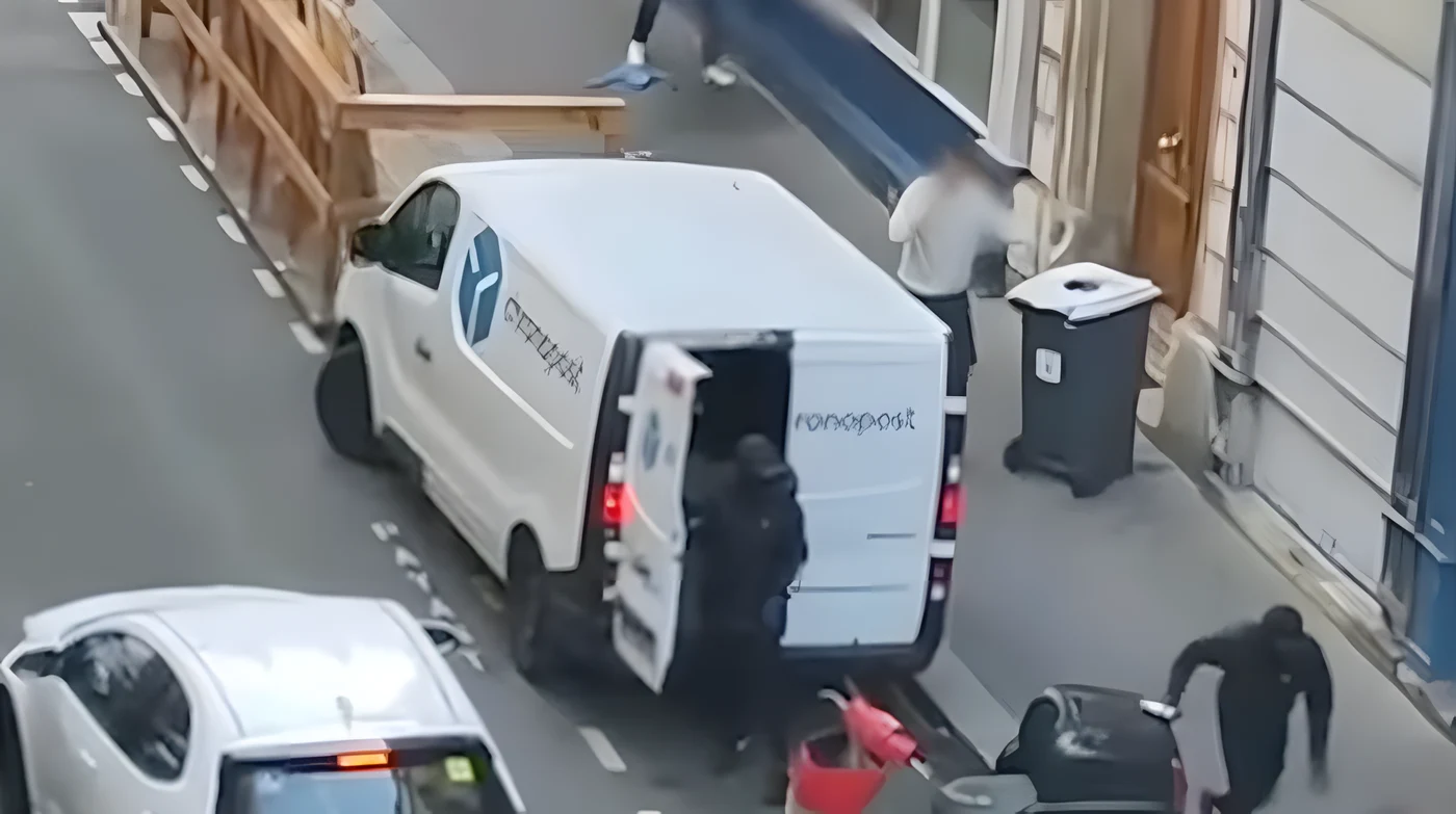 Tentativă răpire în Paris - foto via Le Parisien