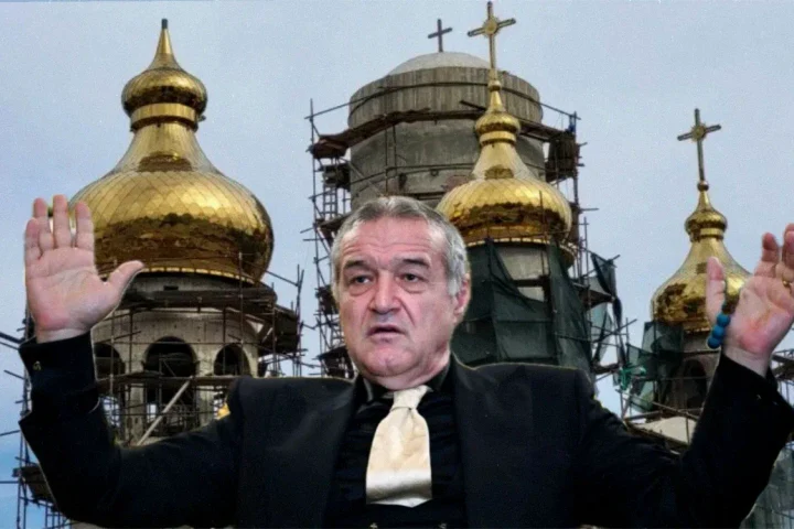 Cum arată biserica de 20 de milioane de euro a lui Becali. Lăcașul sfânt e pictat în aur, iar clopotele au fost aduse din Rusia. Oricine poate intra să o vadă