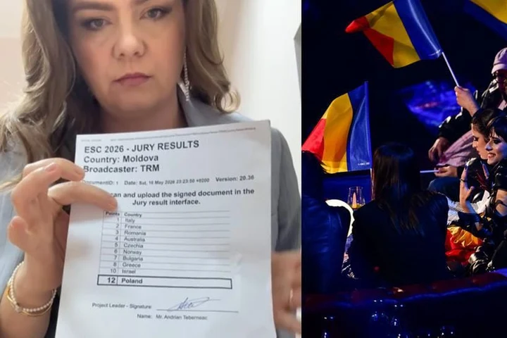 „Refuz să prezint asta. Tremur ca o vargă și nu pot să-mi revin”. Prezentatoarea voturilor din Republica Moldova la Eurovision 2026, șocată când a văzut câte puncte a primit România