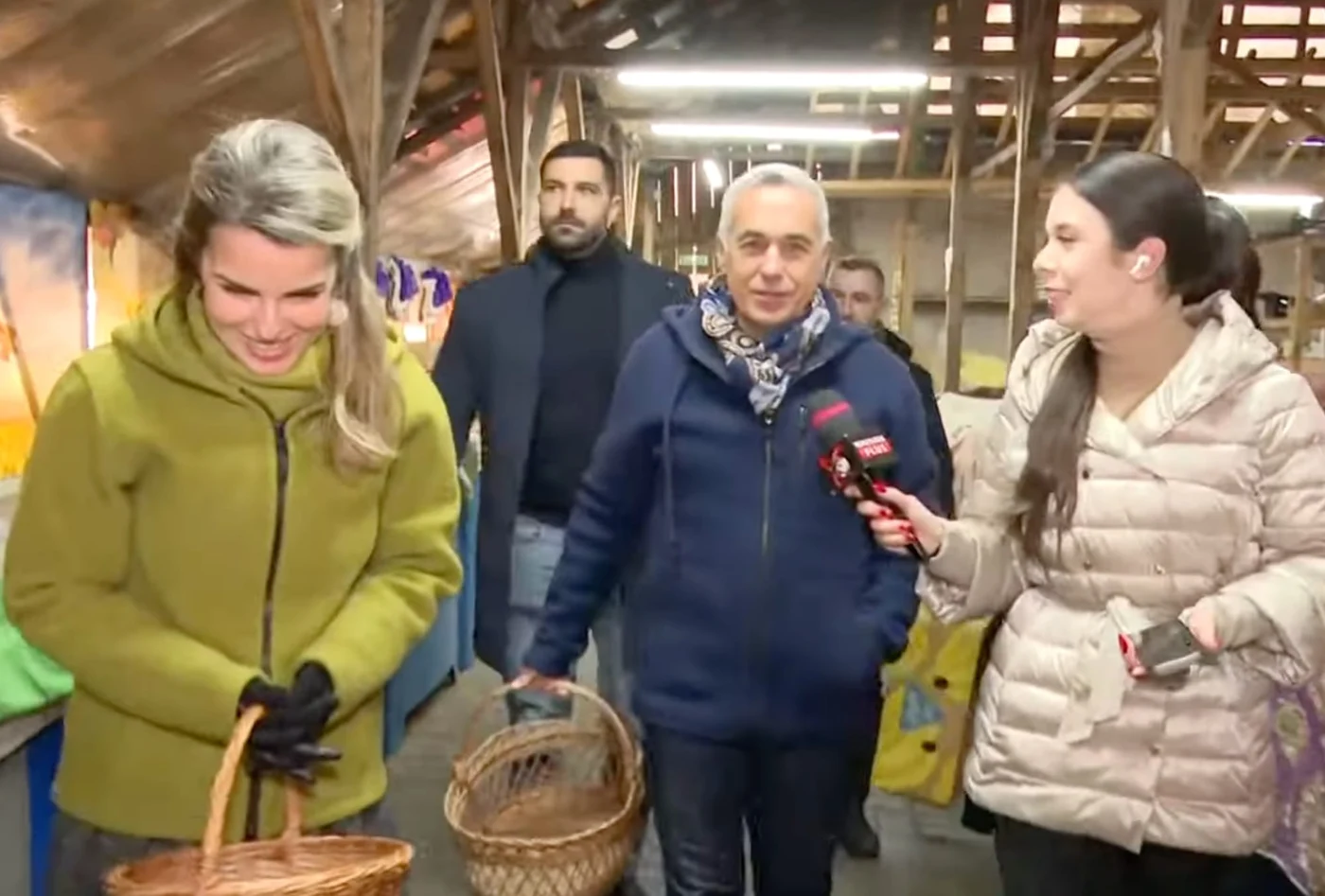 Călin și Cristela Georgescu. Foto: captură video