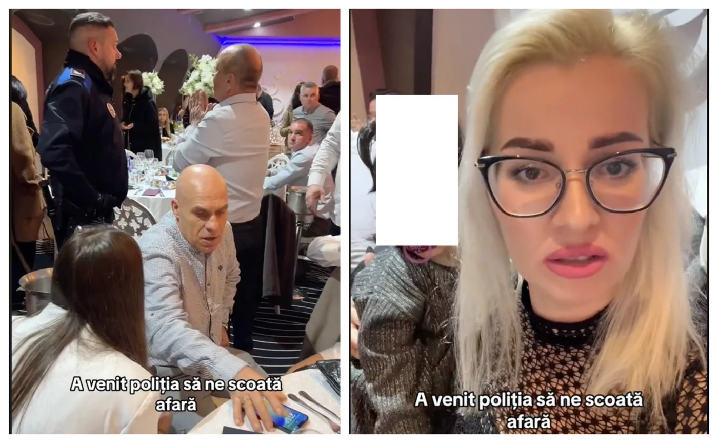 Mantale Luminița a postat, dezamăgită, un filmuleț în timp ce era scoasă cu familia din restaurantul în care trebuia să se distreze în noaptea de Revelion