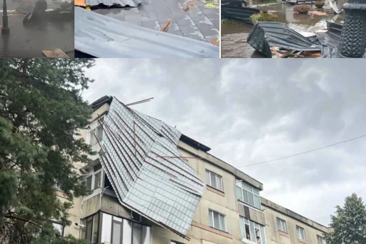 Furtuni periculoase în peste 80 de localități din țară VIDEO