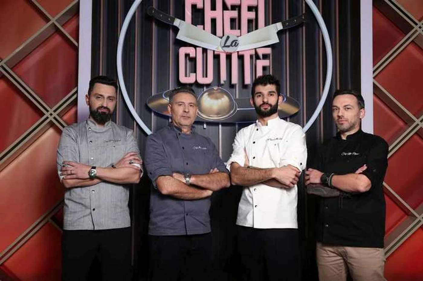 Chef Orlando Zaharia, Chef Alexandru Sautner, Chef Richard Abou Zaki, Chef Ştefan Popescu. Foto: Antena 1