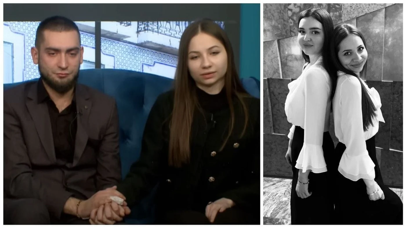 Cristian Botgros, alături de Alexandra, prietena cea mai bună a Andreei (foto stânga) - Andreea și Alexandra (foto dreapta)