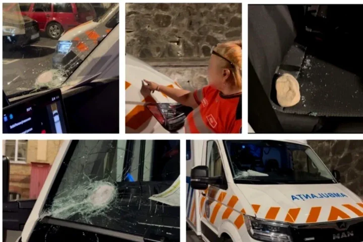 VIDEO Cine sunt tinerii din Cluj care au atacat cu pietre și topoare o ambulanță. Ce este zvonul „ambulanței negre” de pe TikTok