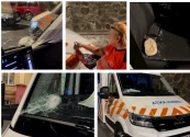 VIDEO Cine sunt tinerii din Cluj care au atacat cu pietre și topoare o ambulanță. Ce este zvonul „ambulanței negre” de pe TikTok