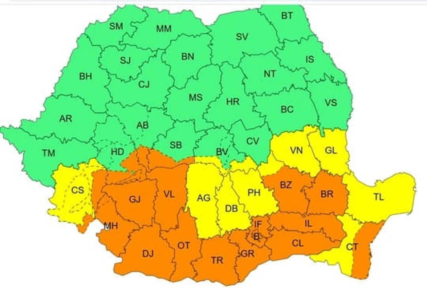 Vremea se răcește, vin ninsorile și ploile