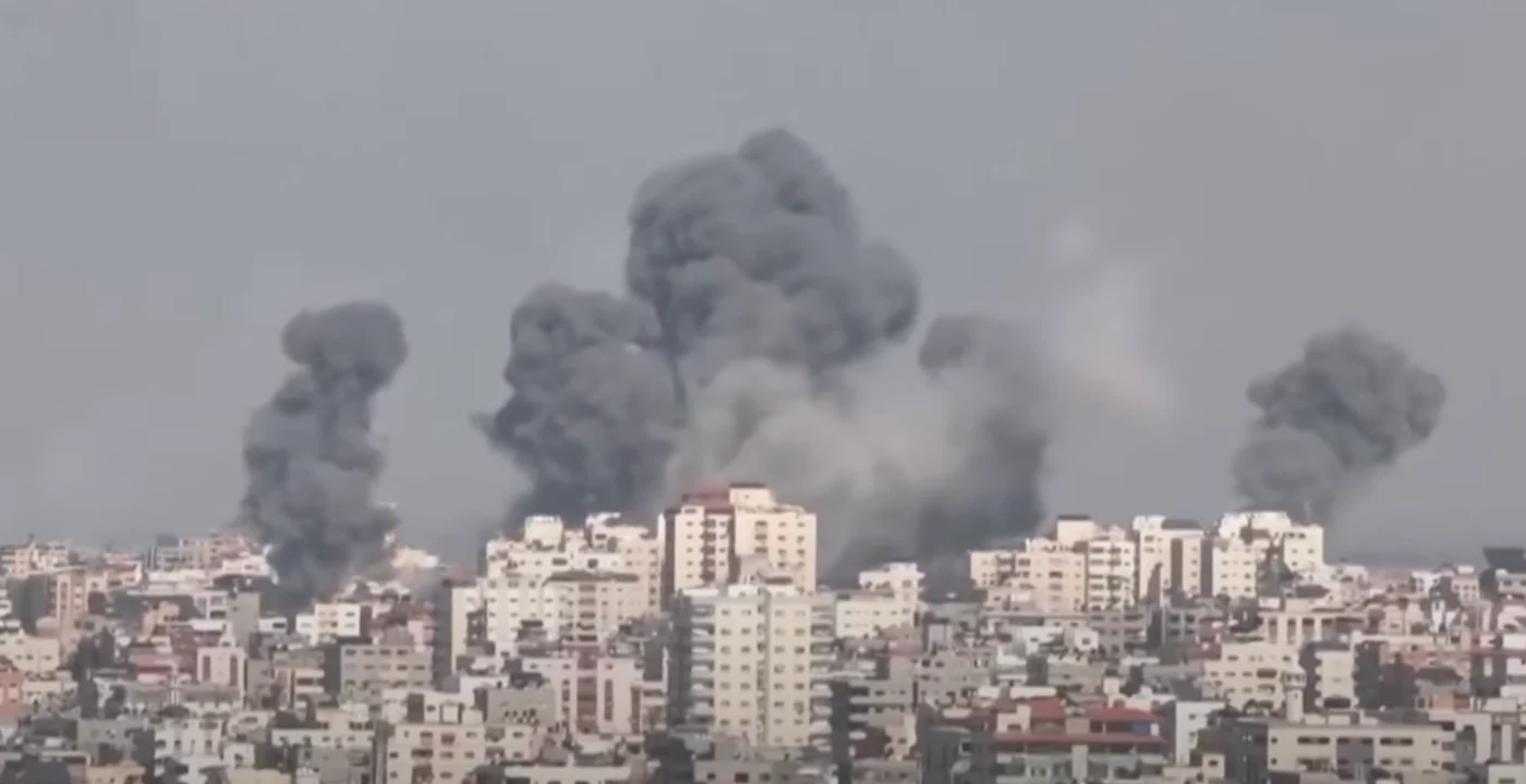 bombardamente Gaza, captură youtube.com